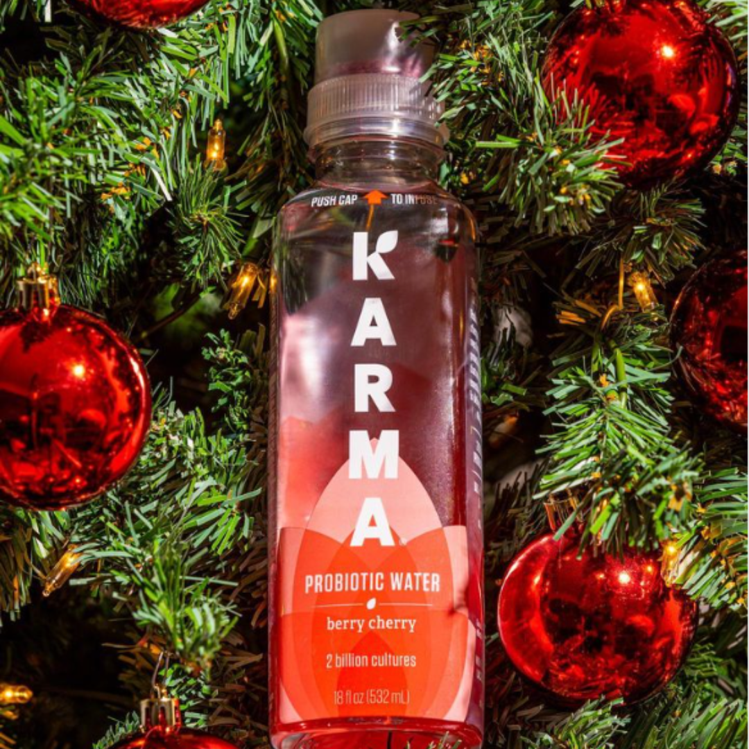 karma probiotic water berry cherry