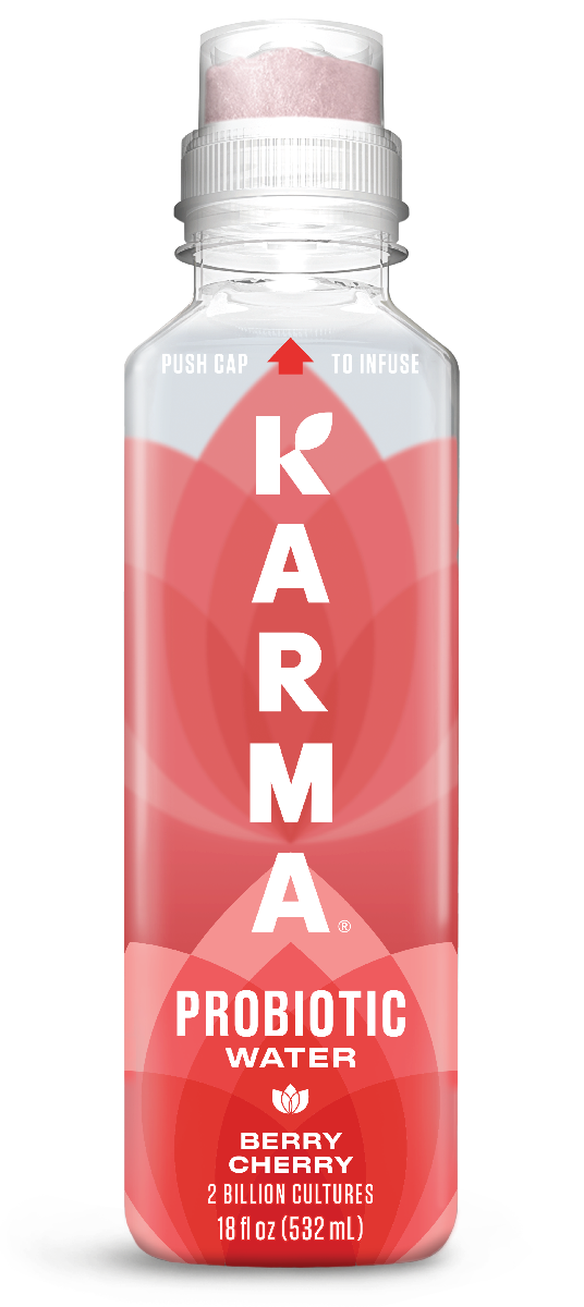karma bottle probiotic berry cherry