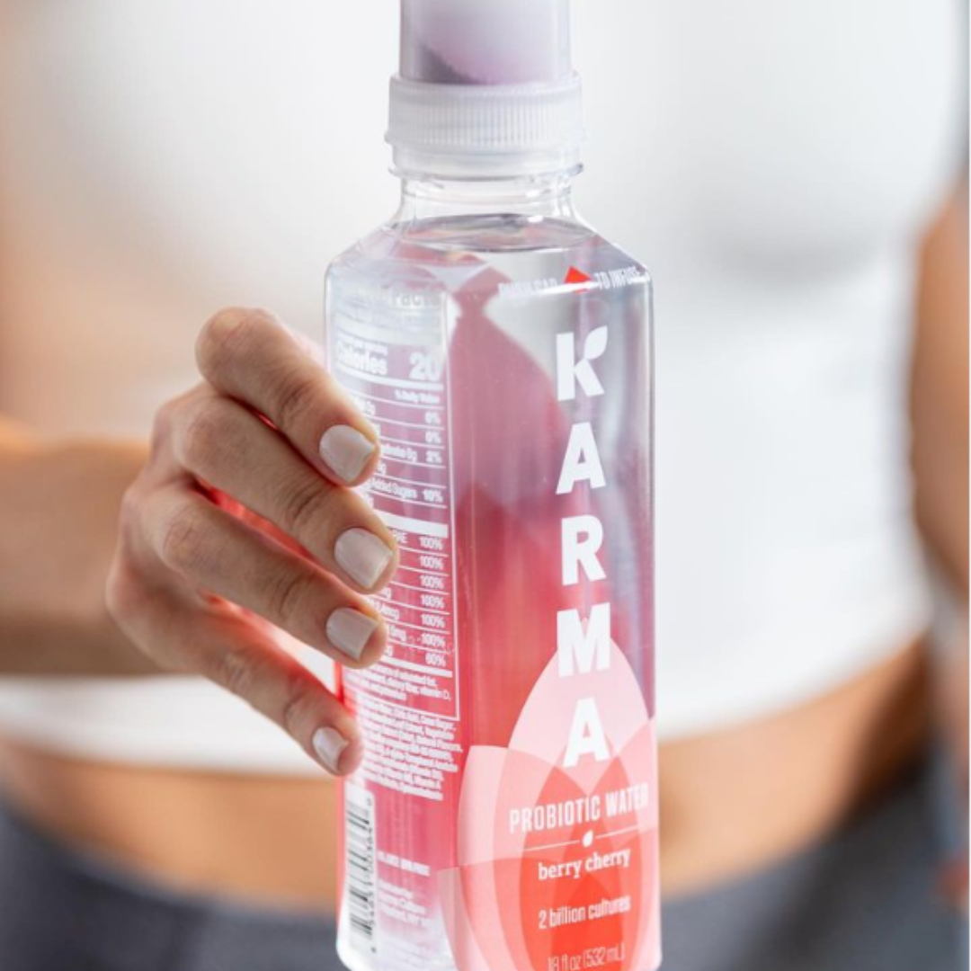 karma probiotic water berry cherry