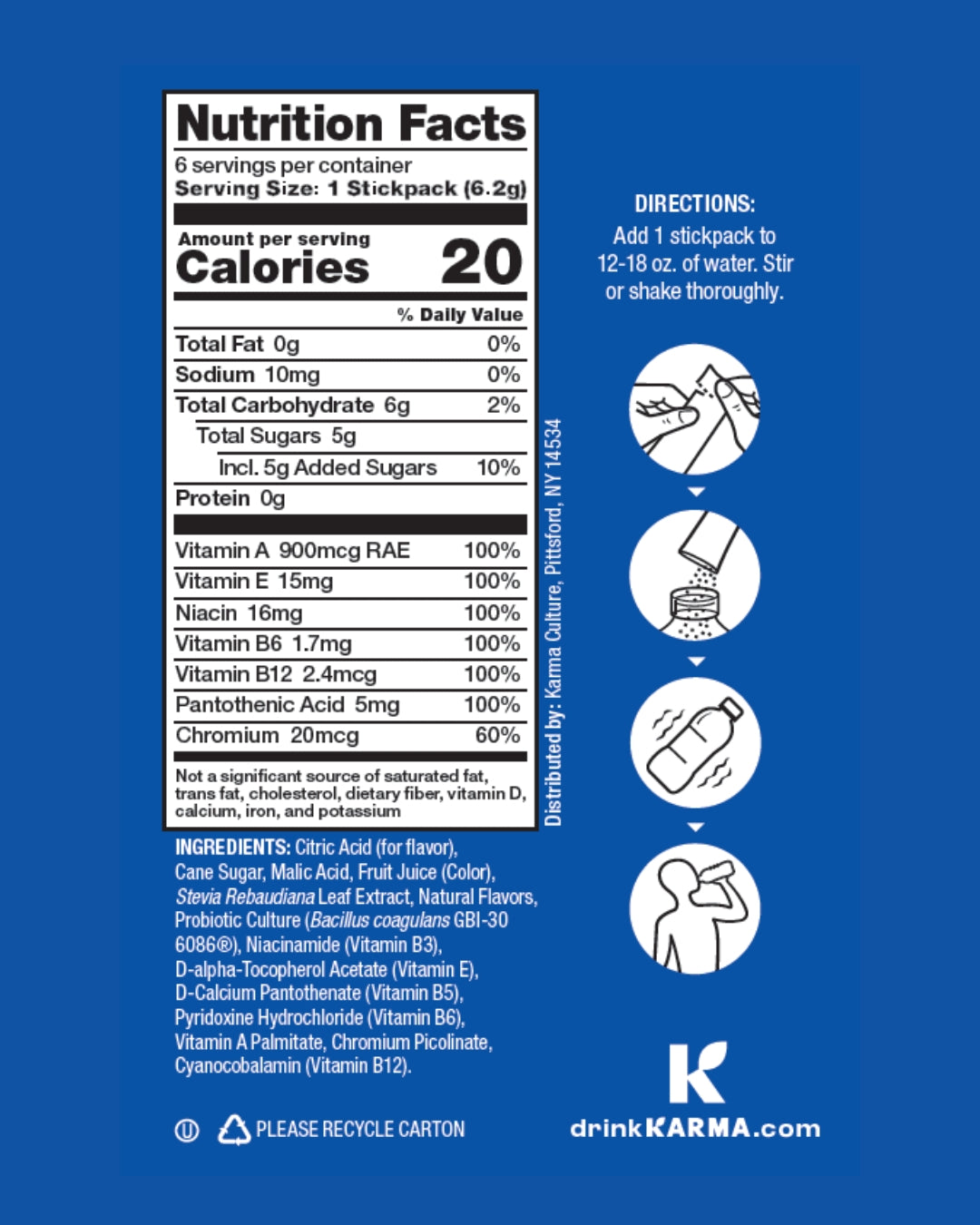 Probiotic Stick Pack Variety Pouch – 18 Count