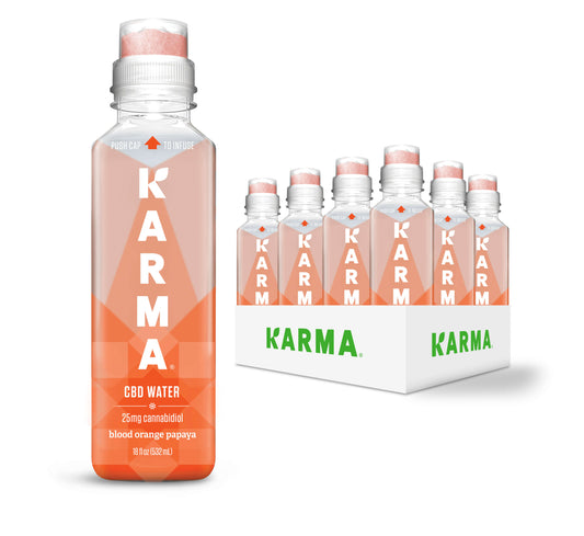 Karma Blood Orange Papaya CBD Water 12 pack