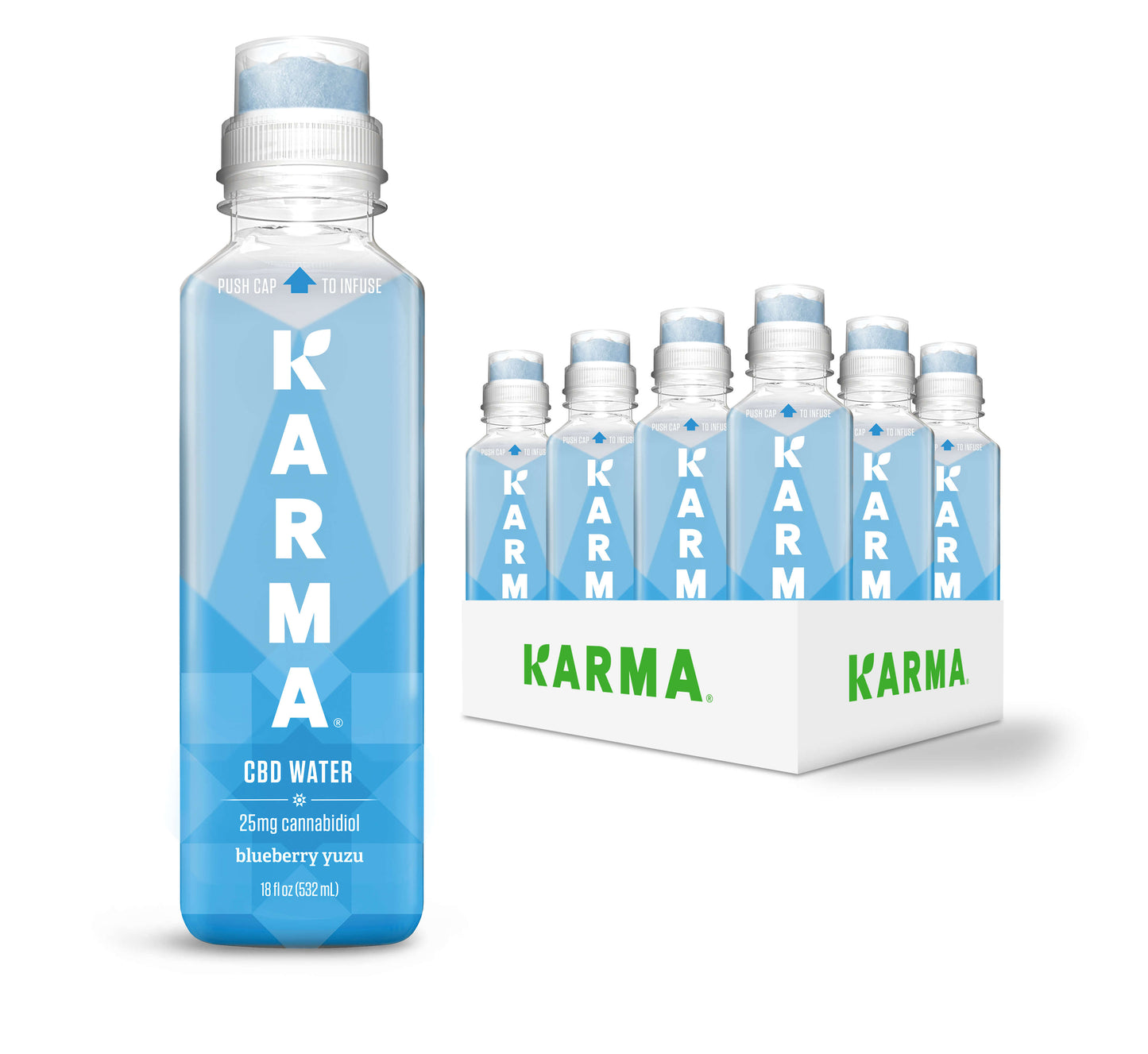 Karma Blueberry Yuzu CBD Water 12 pack
