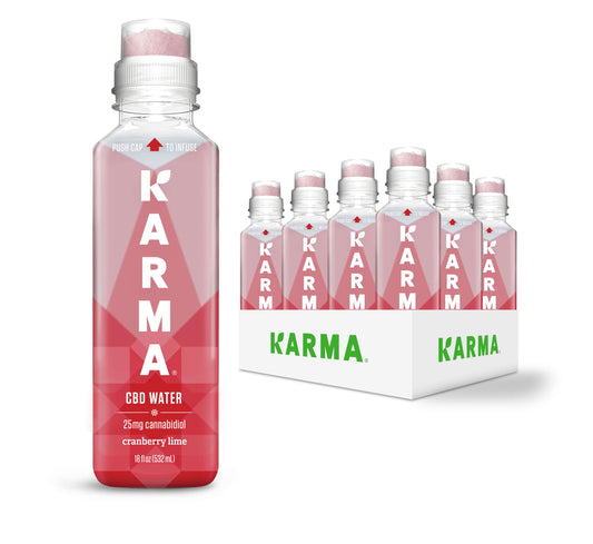 Karma Cranberry Lime CBD Water 12 pack