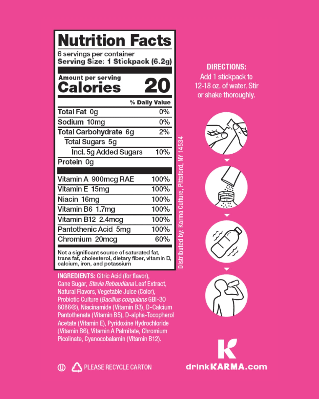 Probiotic Stick Pack Variety Pouch – 18 Count