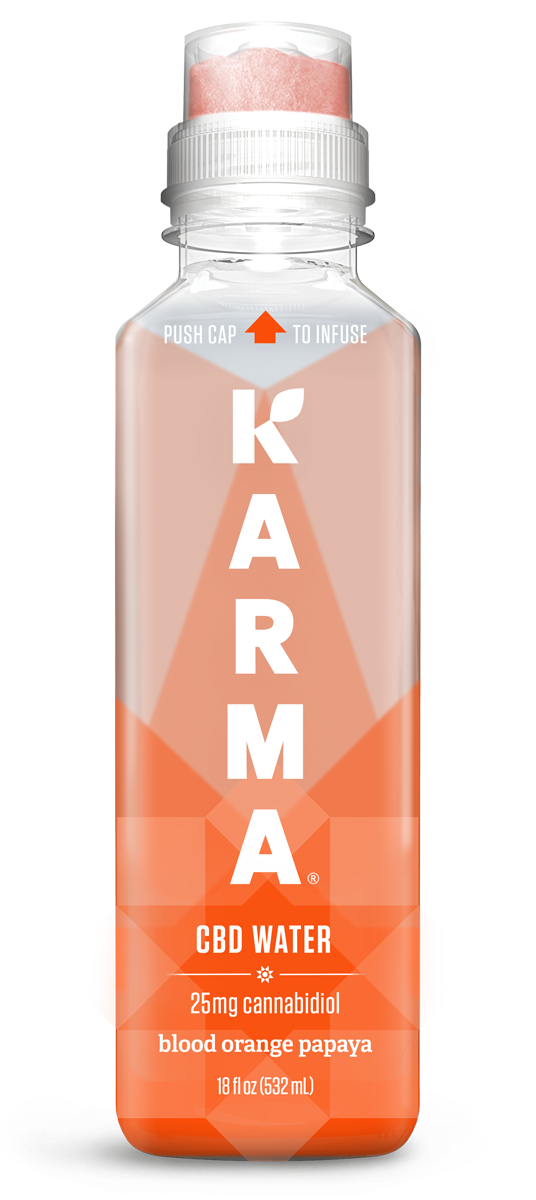 karma bottle cbd blood orange papaya