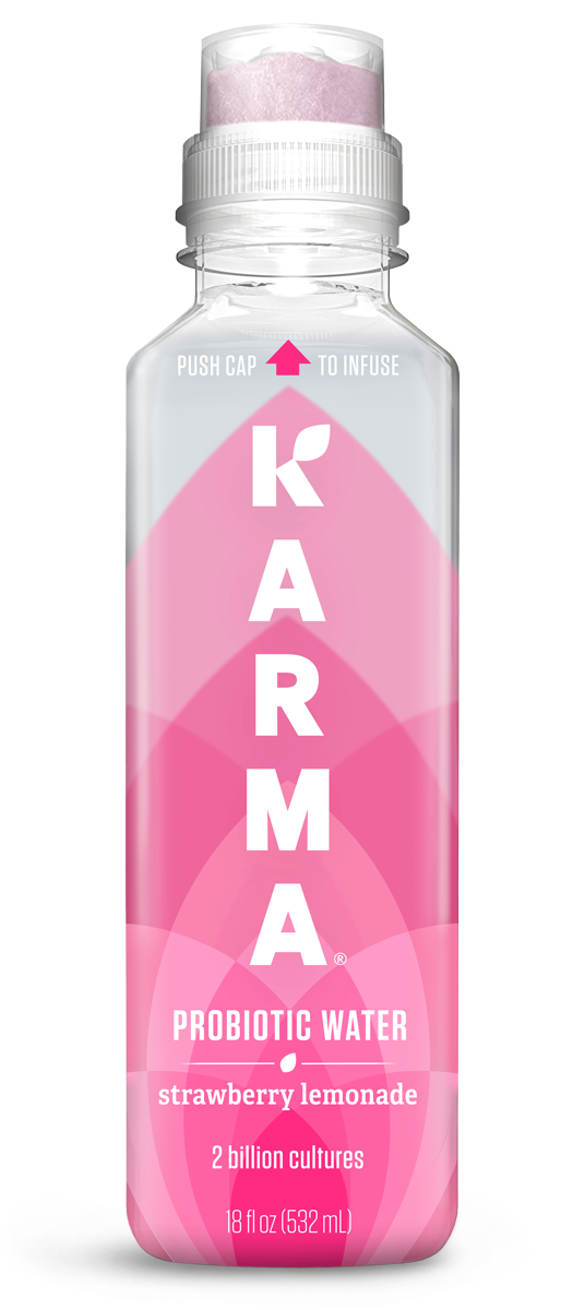 karma bottle probiotic strawberry lemonade