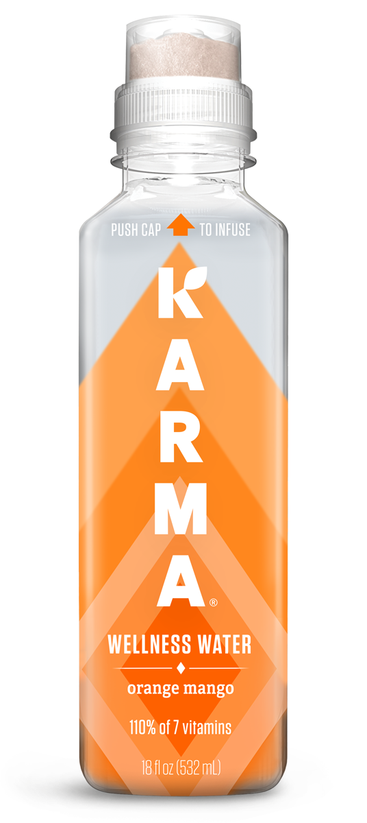 karma bottle wellness orange mango